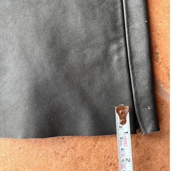 Outride Mens Black Leather Motorcycle Pants Heavy Weight Lined 4 Pocket size 36 - Picture 9 of 16